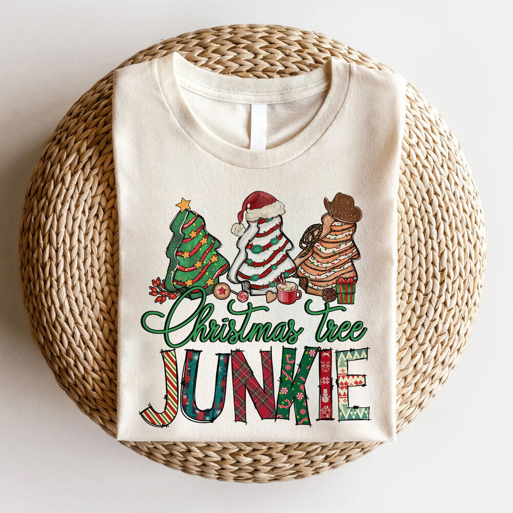 Personalized Christmas T-Shirt Junkie