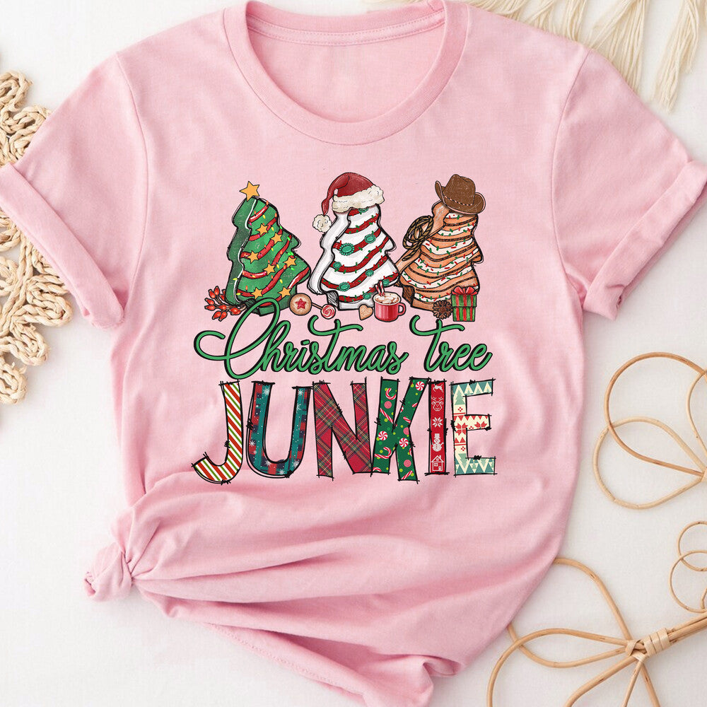 Personalized Christmas T-Shirt Junkie