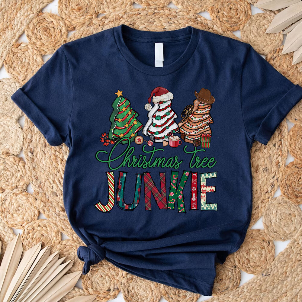 Personalized Christmas T-Shirt Junkie