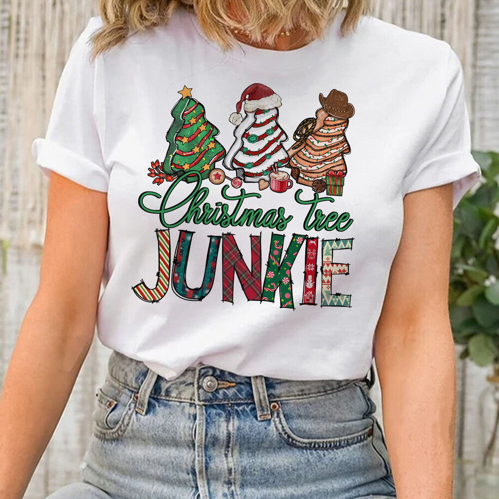 Personalized Christmas T-Shirt Junkie