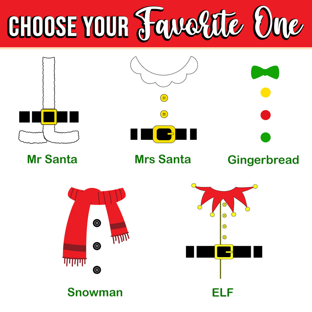 Personalized Christmas T-Shirt With Santa Style
