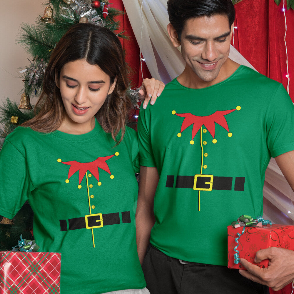 Personalized Christmas T-Shirt With Santa Style