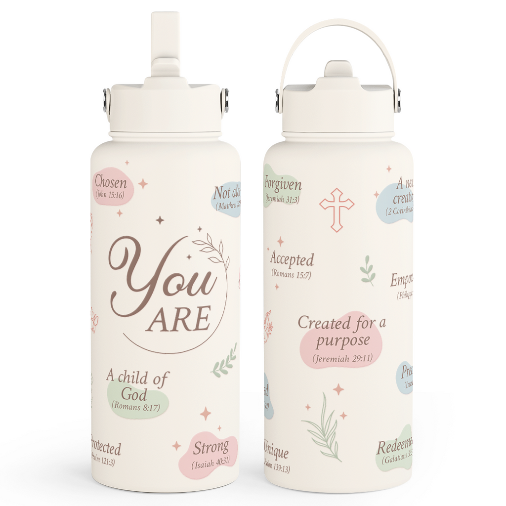 Christian SipChic | Straw Lid Water Bottle 32oz