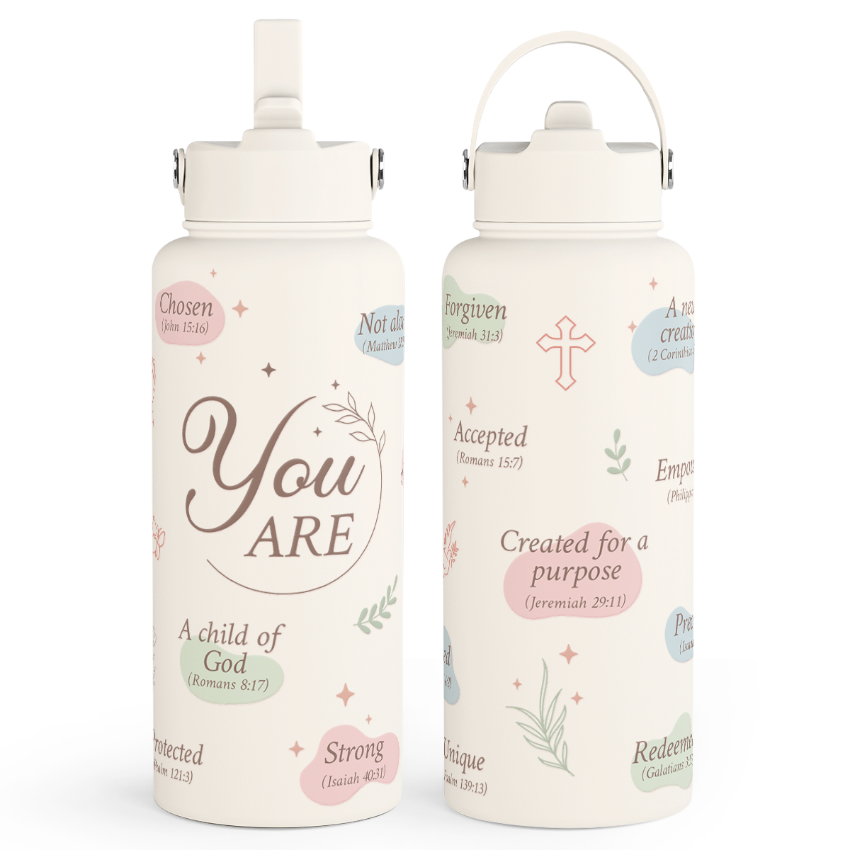 Christian SipChic | Straw Lid Water Bottle 32oz