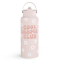Pink Cool Mom Club SipChic | Straw Lid Water Bottle 32oz