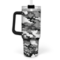 Camo Camouflage Quencher Tumbler with Handle 40oz