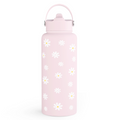 Pink Daisy SipChic | Straw Lid Water Bottle 32oz
