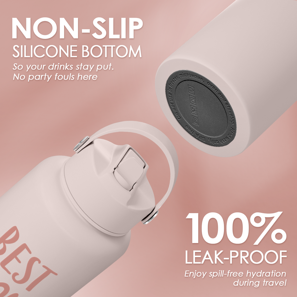 Pink Best Mom Ever SipChic | Straw Lid Water Bottle 32oz