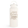 Beige Mama Bear SipChic | Straw Lid Water Bottle 32oz