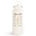"You Are" Christian SipChic | Straw Lid Water Bottle 32oz