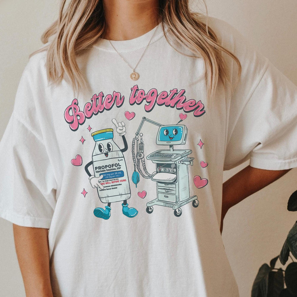 Sandjest Funny T-shirt for ICU Nurse Valentine Tee Gift for Couple Girlfriend Wife