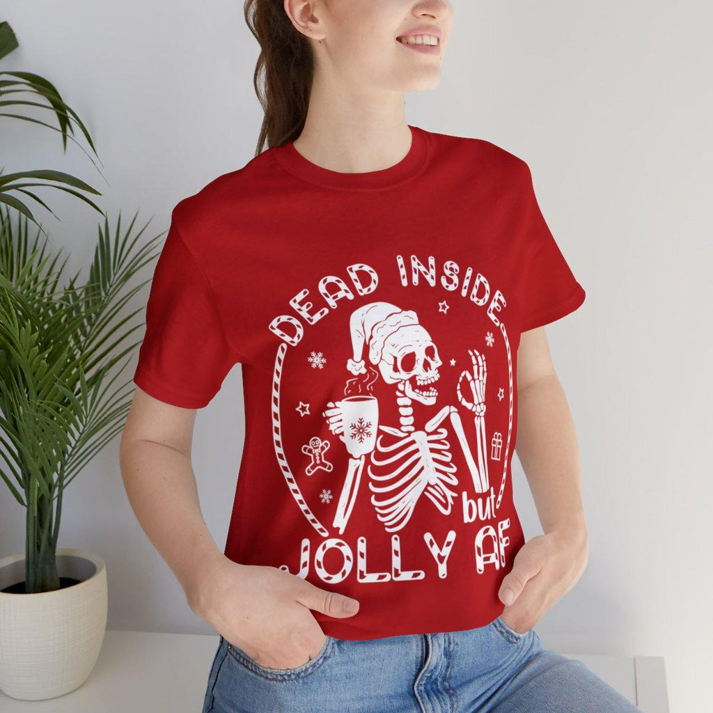 Sandjest Funny Skeleton T-shirt Christmas Gift for Cocoa Lover Friend Women
