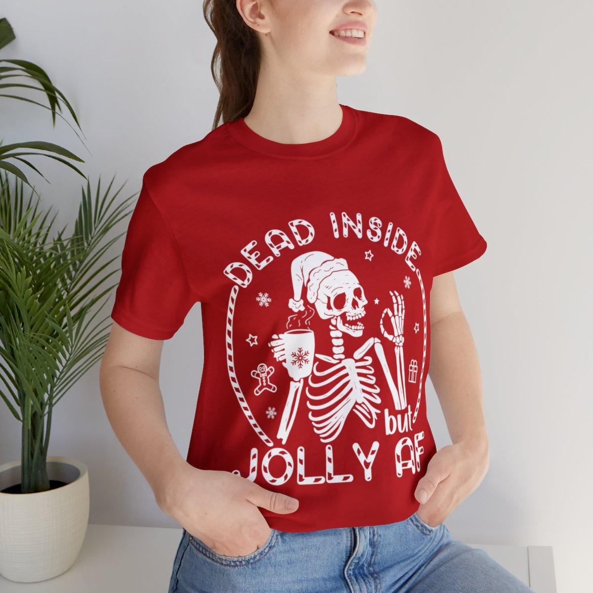 Sandjest Funny Skeleton T-shirt Christmas Gift for Cocoa Lover Friend Women