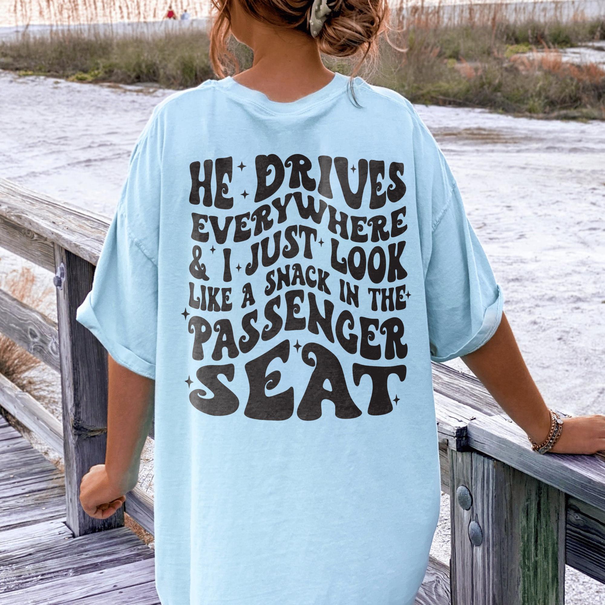 Sandjest Funny T-Shirt Gift for Women Girl Friends Passenger Princess