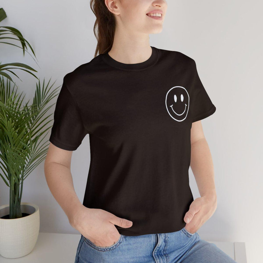 Sandjest Inspirational T-Shirt the World Is a Better Place with You in It Gift for Friend Men Women Boy Girl