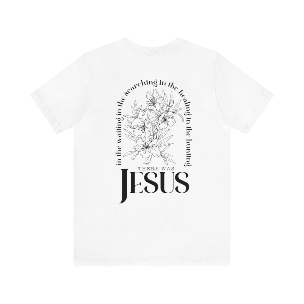 Sandjest Christian T-Shirt in the Waiting in the Searching in the Healing in the Hunting There Was Jesus Gift for Women Girl Friends