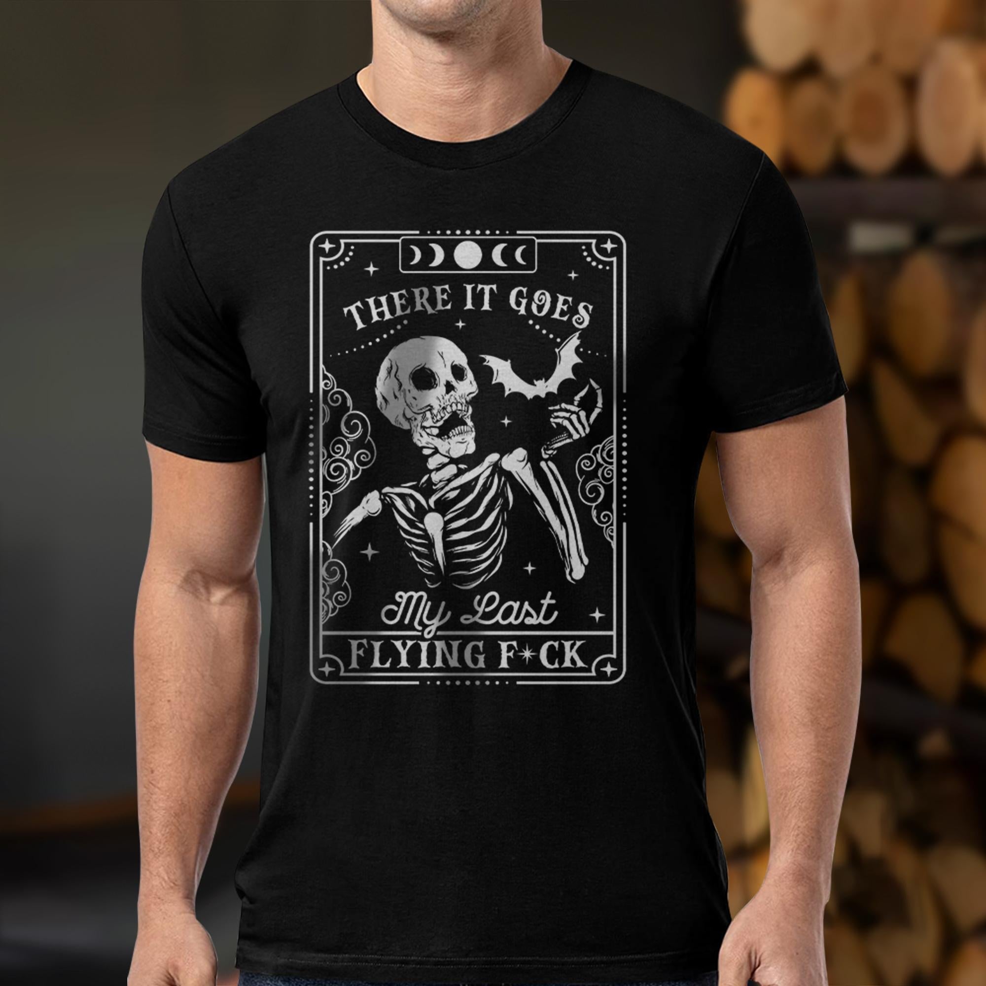 Sandjest Funny T-Shirt There It Goes Tarot Card Style Gift for Women Girl Friend