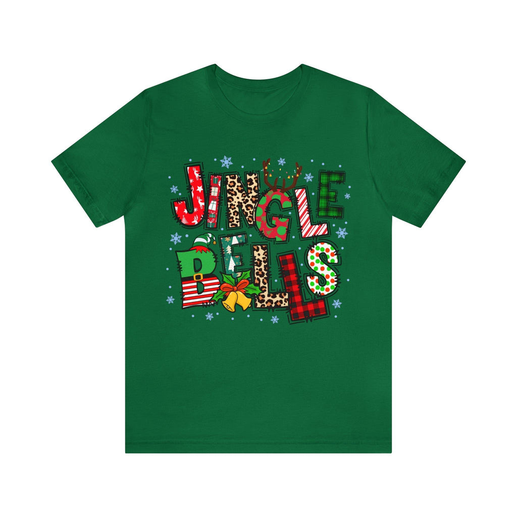 Sandjest Jingle Bell T-Shirt Christmas Gift for Women Girl Friends
