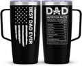 Best Dad Ever Curved Tumbler with Handle 20oz