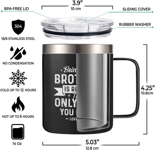 Black Brother Mug 14oz
